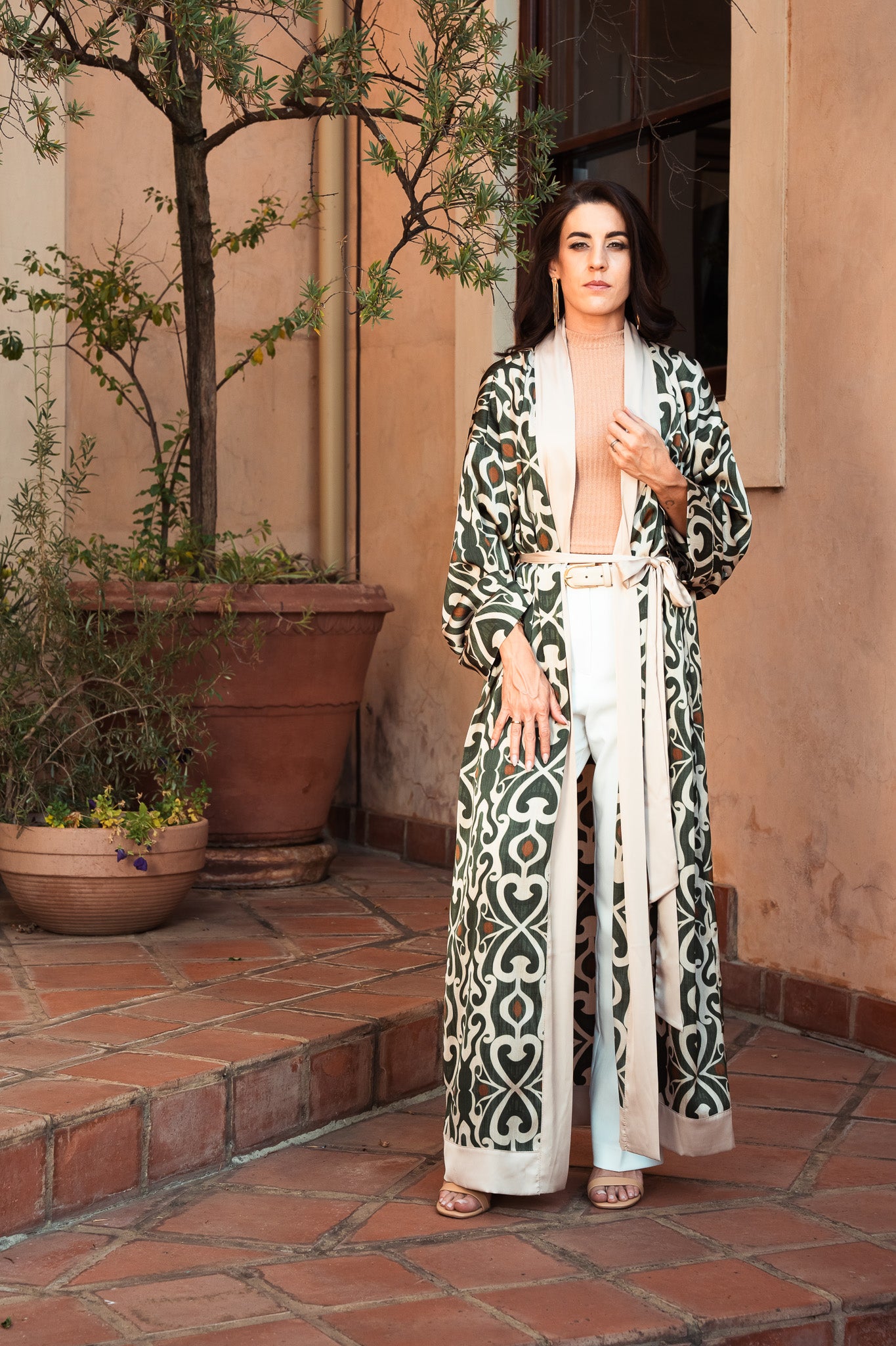 "No Apologies" Boho Kimono